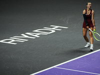 RIYADH, SAUDI ARABIA - NOVEMBER 05: Barbora Krejcikova of Czech Republic during her match against Jessica Pegula of USA, on day 4 of the 202...