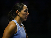 RIYADH, SAUDI ARABIA - NOVEMBER 05: Jessica Pegula of USA during her match against Barbora Krejcikova of Czech Republic, on day 4 of the 202...