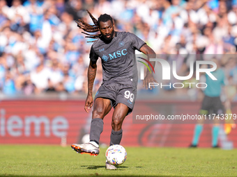 Andre-Frank Zambo Anguissa of SSC Napoli during the serie Serie A Enilive match between SSC Napoli and Atalanta BC at Stadio Diego Armando M...