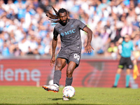 Andre-Frank Zambo Anguissa of SSC Napoli during the serie Serie A Enilive match between SSC Napoli and Atalanta BC at Stadio Diego Armando M...