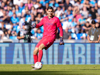 Alex Meret of SSC Napoli during the serie Serie A Enilive match between SSC Napoli and Atalanta BC at Stadio Diego Armando Maradona on Novem...