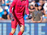 Alex Meret of SSC Napoli during the serie Serie A Enilive match between SSC Napoli and Atalanta BC at Stadio Diego Armando Maradona on Novem...