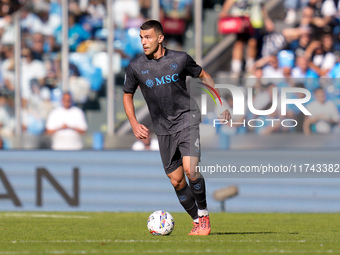 Alessandro Buongiorno of SSC Napoli during the serie Serie A Enilive match between SSC Napoli and Atalanta BC at Stadio Diego Armando Marado...