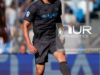 Alessandro Buongiorno of SSC Napoli during the serie Serie A Enilive match between SSC Napoli and Atalanta BC at Stadio Diego Armando Marado...