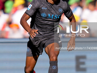 David Neres of SSC Napoli during the serie Serie A Enilive match between SSC Napoli and Atalanta BC at Stadio Diego Armando Maradona on Nove...