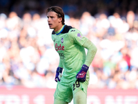 Marco Carnesecchi of Atalanta BC during the serie Serie A Enilive match between SSC Napoli and Atalanta BC at Stadio Diego Armando Maradona...