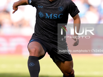 Giacomo Raspadori of SSC Napoli during the serie Serie A Enilive match between SSC Napoli and Atalanta BC at Stadio Diego Armando Maradona o...