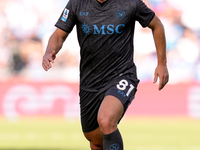 Giacomo Raspadori of SSC Napoli during the serie Serie A Enilive match between SSC Napoli and Atalanta BC at Stadio Diego Armando Maradona o...