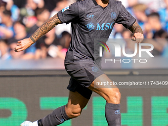 Leonardo Spinazzola of SSC Napoli during the serie Serie A Enilive match between SSC Napoli and Atalanta BC at Stadio Diego Armando Maradona...