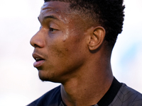 David Neres of SSC Napoli looks on during the serie Serie A Enilive match between SSC Napoli and Atalanta BC at Stadio Diego Armando Maradon...