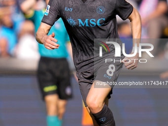 Scott McTominay of SSC Napoli during the serie Serie A Enilive match between SSC Napoli and Atalanta BC at Stadio Diego Armando Maradona on...