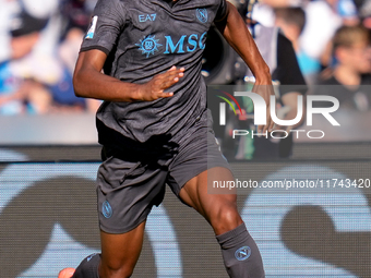 David Neres of SSC Napoli during the serie Serie A Enilive match between SSC Napoli and Atalanta BC at Stadio Diego Armando Maradona on Nove...