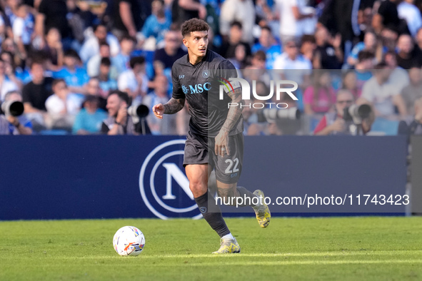 Giovanni Di Lorenzo of SSC Napoli during the serie Serie A Enilive match between SSC Napoli and Atalanta BC at Stadio Diego Armando Maradona...