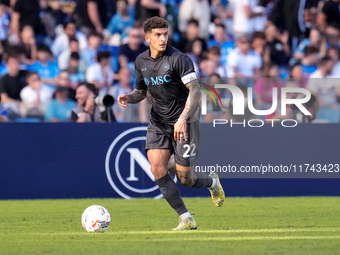 Giovanni Di Lorenzo of SSC Napoli during the serie Serie A Enilive match between SSC Napoli and Atalanta BC at Stadio Diego Armando Maradona...