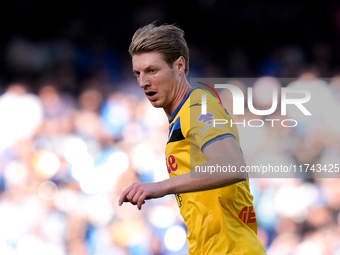 Marco Brescianini of Atalanta BC looks on during the serie Serie A Enilive match between SSC Napoli and Atalanta BC at Stadio Diego Armando...