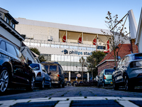 The stadium overview during the match between PSV and Girona at the Philips Stadium for the UEFA Champions League - League phase - Matchday...