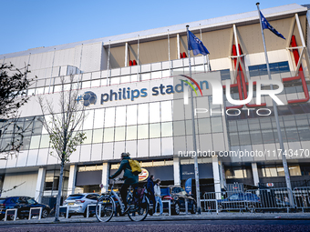 The stadium overview during the match between PSV and Girona at the Philips Stadium for the UEFA Champions League - League phase - Matchday...