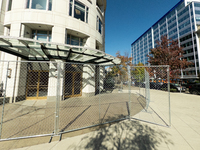 Fencing and anti-riot barriers are seen near the White House in Washington DC, USA on 05 November, 2024. (