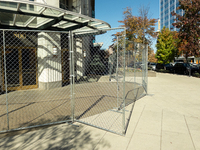 Fencing and anti-riot barriers are seen near the White House in Washington DC, USA on 05 November, 2024. (