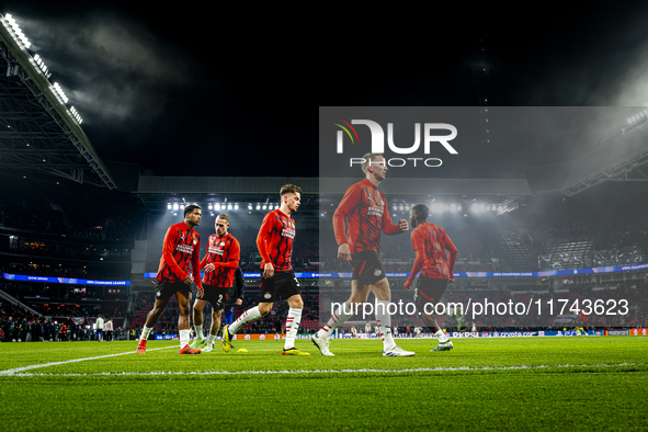 PSV Eindhoven forward Luuk de Jong plays during the match between PSV and Girona at the Philips Stadium for the UEFA Champions League - Leag...