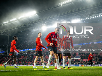 PSV Eindhoven forward Luuk de Jong plays during the match between PSV and Girona at the Philips Stadium for the UEFA Champions League - Leag...