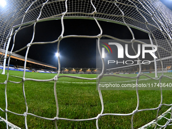 A general view inside the stadium during the EFL Trophy match between Cambridge United and Chelsea Under 21s at the Cledara Abbey Stadium in...