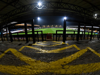 A general view inside the stadium at Newmarket Road End during the EFL Trophy match between Cambridge United and Chelsea Under 21s at the Cl...