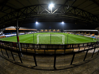 A general view inside the stadium at the Newmarket Road end during the EFL Trophy match between Cambridge United and Chelsea Under 21s at th...