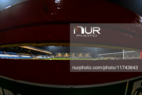 During the EFL Trophy match between Cambridge United and Chelsea Under 21s at the Cledara Abbey Stadium in Cambridge, on November 5, 2024. 