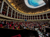 The National Assembly holds question time for the government in Paris, France, on November 5, 2024. (