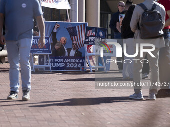 A view of the Fairfax County Government Center, in North Virginia, United States, on November 5, 2024 during the US Presidential election. (