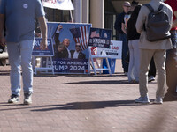 A view of the Fairfax County Government Center, in North Virginia, United States, on November 5, 2024 during the US Presidential election. (