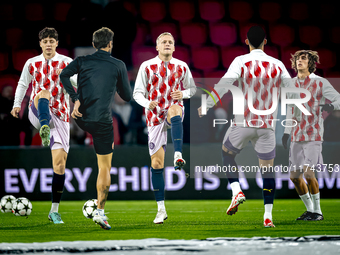 Girona FC midfielder Donny van de Beek plays during the match between PSV and Girona at the Philips Stadium for the UEFA Champions League -...