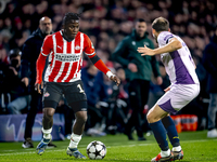 PSV Eindhoven forward Johan Bakayoko plays during the match between PSV and Girona at the Philips Stadium for the UEFA Champions League - Le...