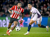 PSV Eindhoven defender Ryan Flamingo plays during the match between PSV and Girona at the Philips Stadium for the UEFA Champions League - Le...