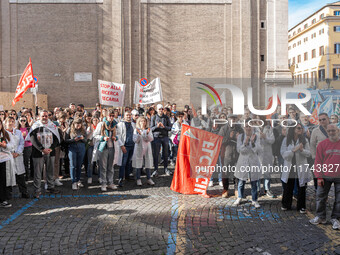 Hundreds of researchers and research sector employees protest against their precarious job conditions due to poor management of job contract...