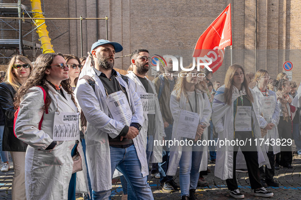 Hundreds of researchers and research sector employees protest against their precarious job conditions due to poor management of job contract...