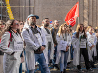 Hundreds of researchers and research sector employees protest against their precarious job conditions due to poor management of job contract...