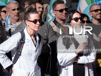 Hundreds of researchers and research sector employees protest against their precarious job conditions due to poor management of job contract...