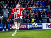 PSV Eindhoven defender Rick Karsdorp plays during the match between PSV and Girona at the Philips Stadium for the UEFA Champions League - Le...