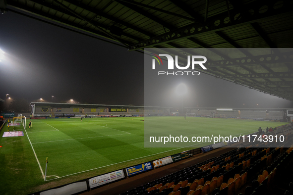 A general view of the ground during the Sky Bet League 1 match between Burton Albion and Crawley Town at the Pirelli Stadium in Burton upon...