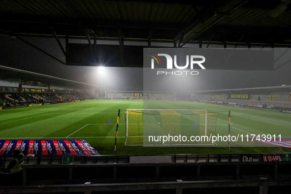 A general view of the ground during the Sky Bet League 1 match between Burton Albion and Crawley Town at the Pirelli Stadium in Burton upon...