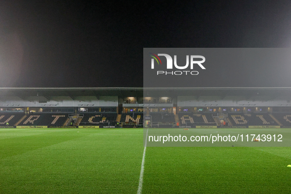 A general view of the ground during the Sky Bet League 1 match between Burton Albion and Crawley Town at the Pirelli Stadium in Burton upon...