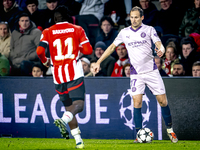 Girona FC defender Daley Blind plays during the match between PSV and Girona at the Philips Stadium for the UEFA Champions League - League p...