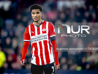 PSV Eindhoven midfielder Malik Tillman plays during the match between PSV and Girona at the Philips Stadium for the UEFA Champions League -...