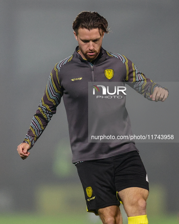 Elliot Watt of Burton Albion participates in the Sky Bet League 1 match between Burton Albion and Crawley Town at the Pirelli Stadium in Bur...