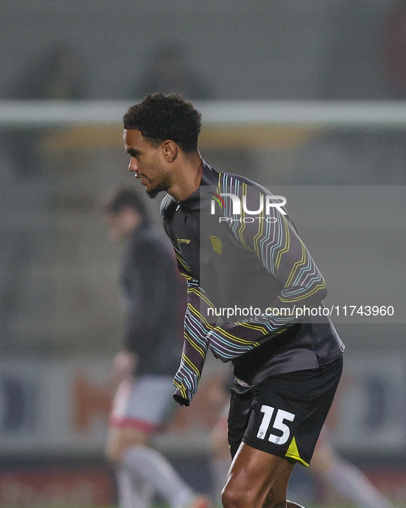 Terence Vancooten of Burton Albion participates in the Sky Bet League 1 match between Burton Albion and Crawley Town at the Pirelli Stadium...