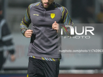 Jack Cooper-Love of Burton Albion participates in the Sky Bet League 1 match between Burton Albion and Crawley Town at the Pirelli Stadium i...