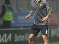 Charlie Webster of Burton Albion participates in the Sky Bet League 1 match between Burton Albion and Crawley Town at the Pirelli Stadium in...