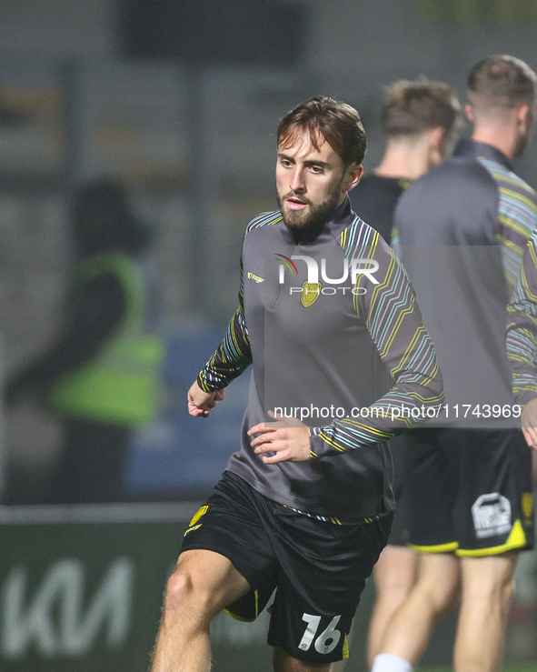 Jack Cooper-Love of Burton Albion participates in the Sky Bet League 1 match between Burton Albion and Crawley Town at the Pirelli Stadium i...